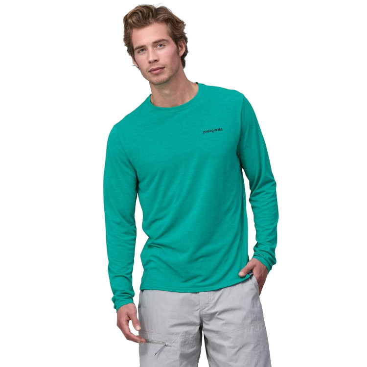 Patagonia Capilene Cool Daily Graphic Long Sleeve Shirt Waters - Men's - Image 2